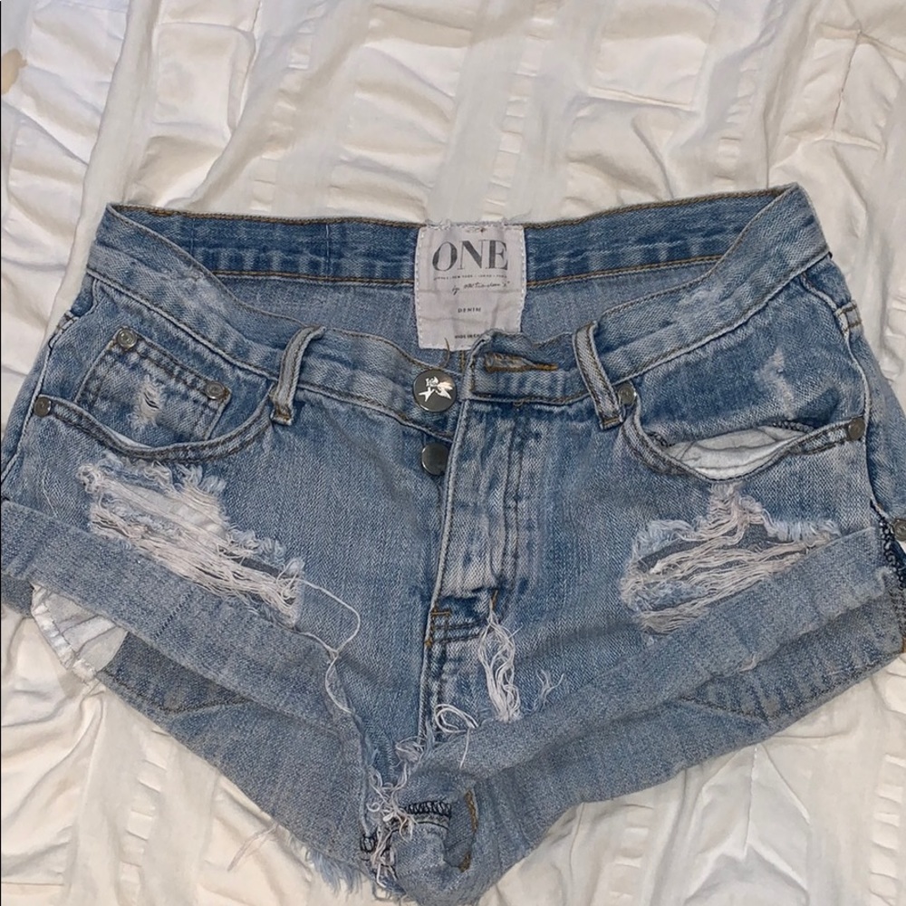 One Teaspoon bandit shorts